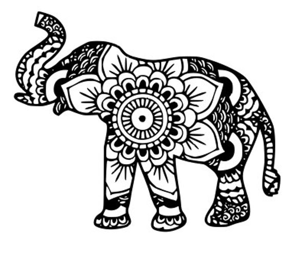 Free Free 113 Mandala Elephant Svg SVG PNG EPS DXF File