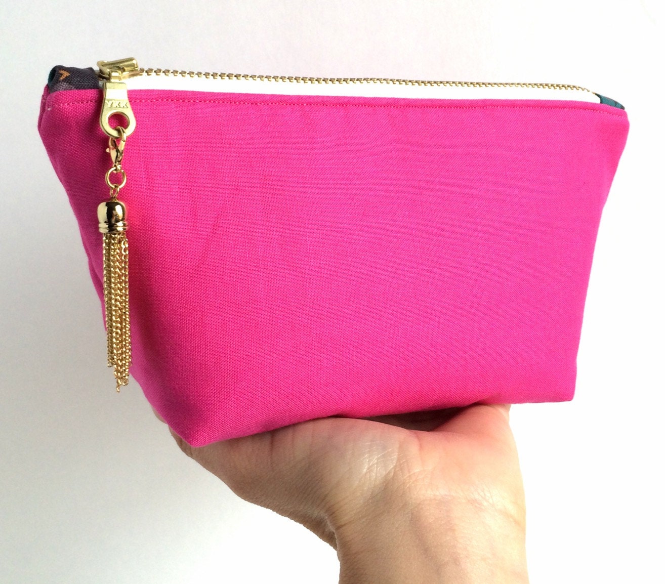 Small Makeup Bag Pink Makeup Bag Pink Cosmetic Bag Pink