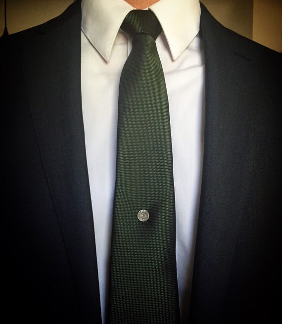 Bullet Tie Tack Men's Tie Bar Pin Bullet by BulletTransformation