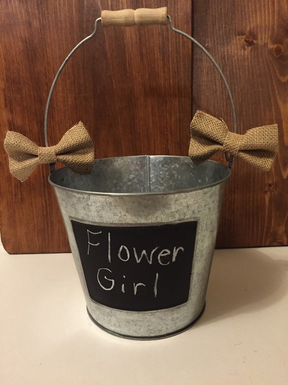 Chalkboard Bucket Wedding Card Bucket by DannySaraCreations