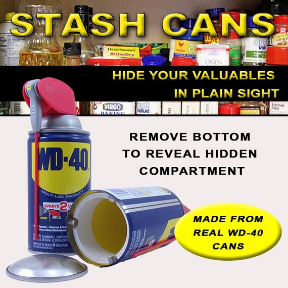 WD 40 WD40 stash can hidden safe secret diversion safes hide