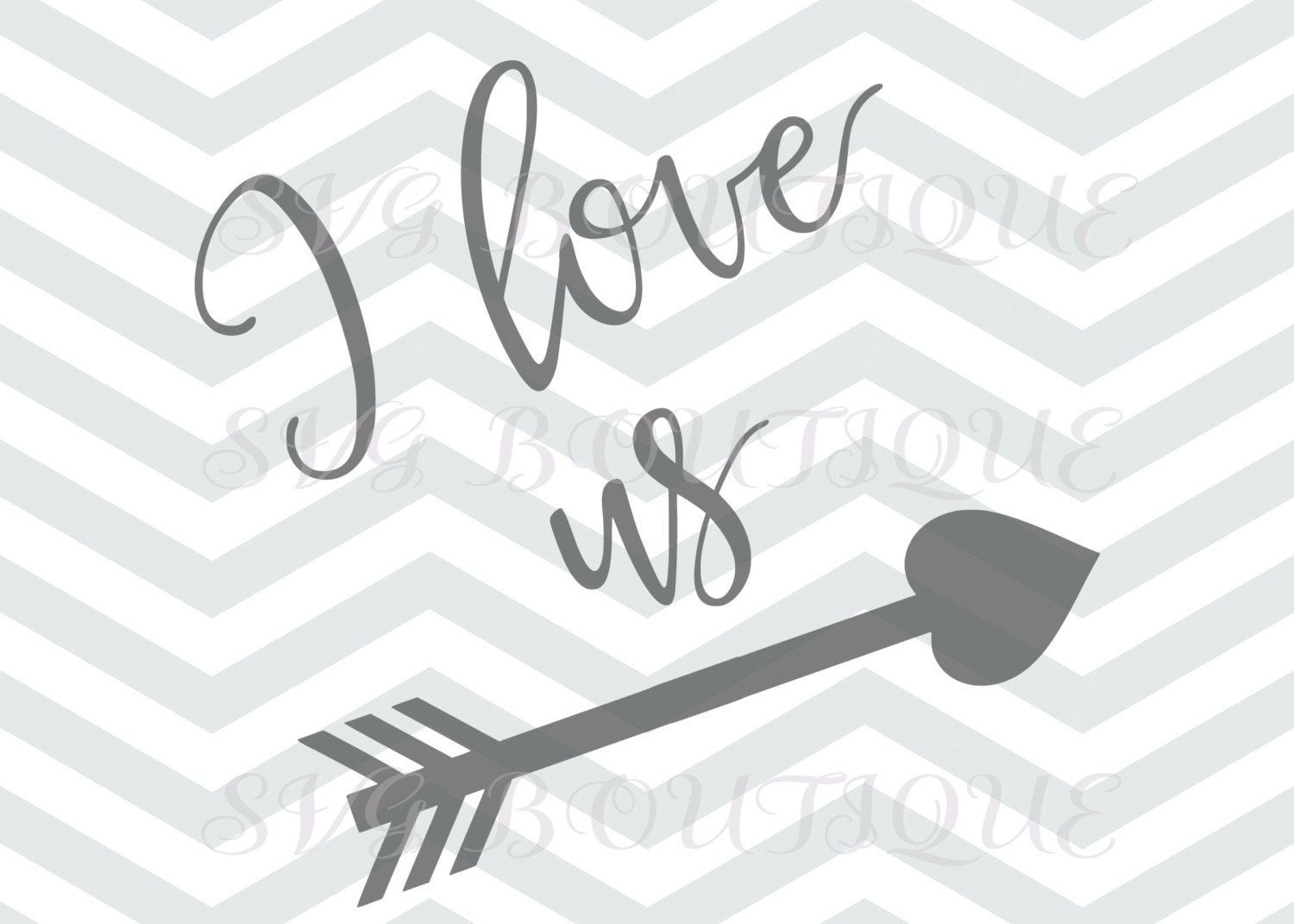 Download I Love Us SVG Love Svg Arrow Heart Clip Art Home Cutting