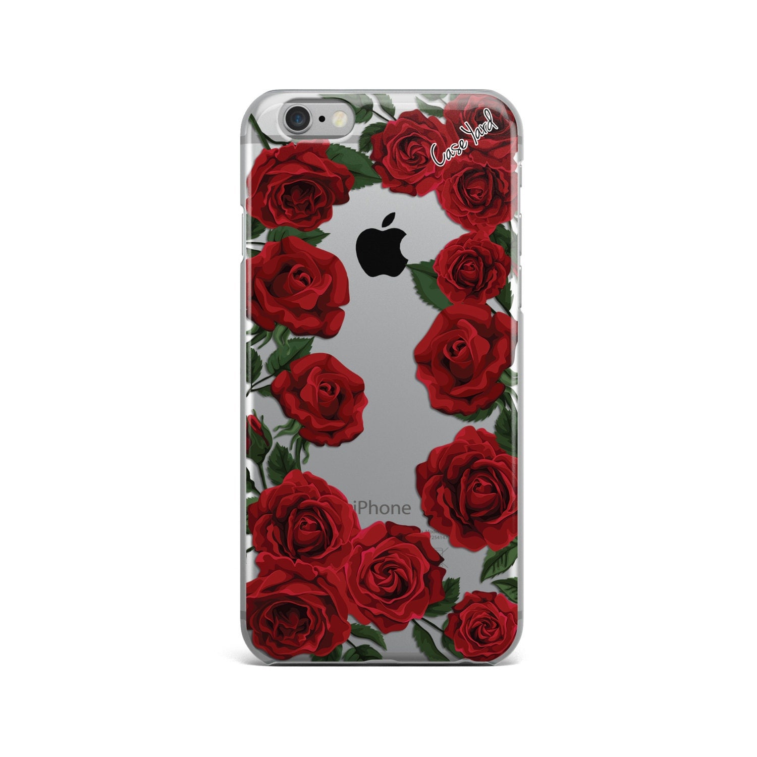Red Roses clear iPhone 7 case clear iphone 6s case clear