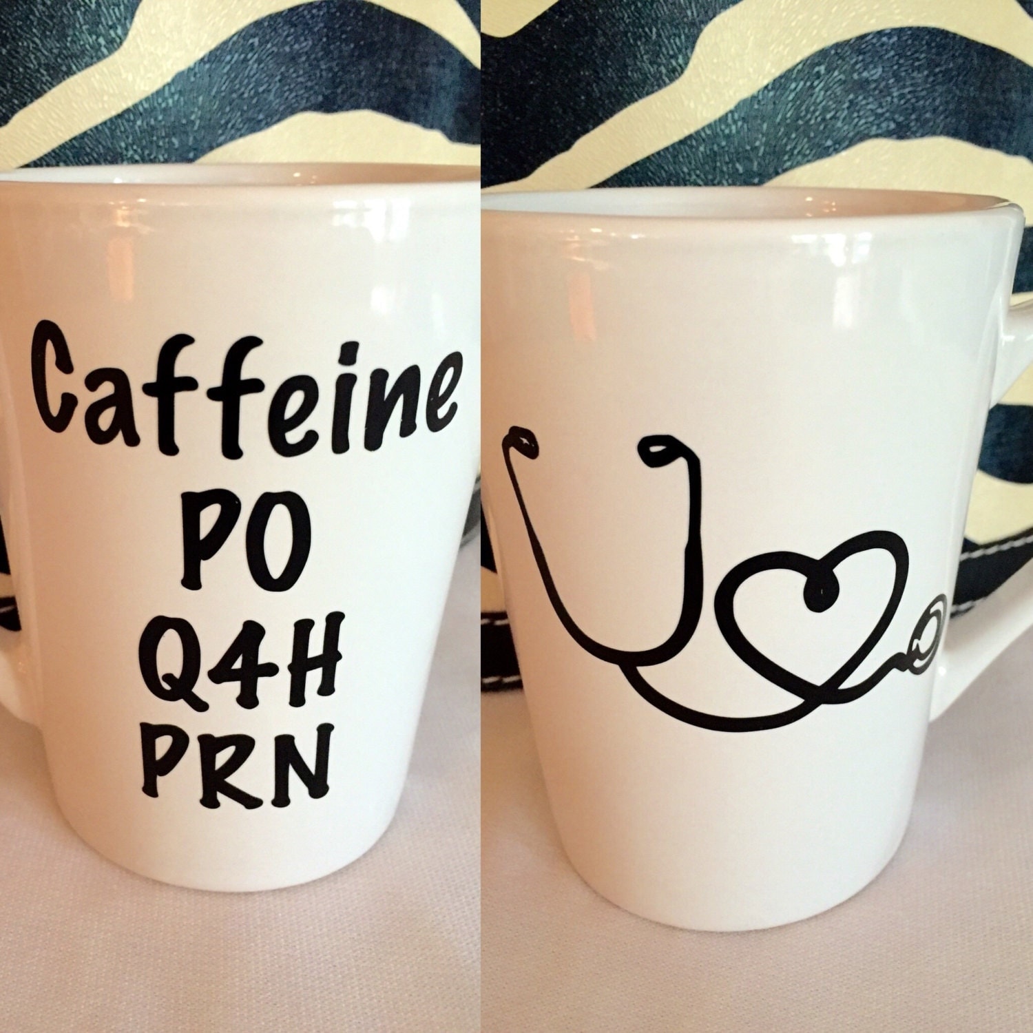 Medical Doctor Nurse coffee mug PO Q4H PRN Nursing School gift
