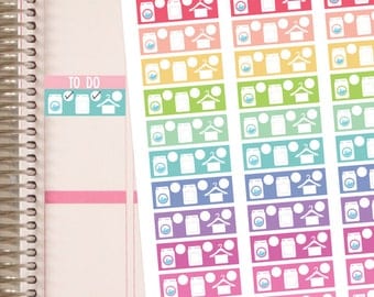 Planner Stickers - Laundry Stickers - Erin Condren Planner Stickers and Happy Planner Stickers