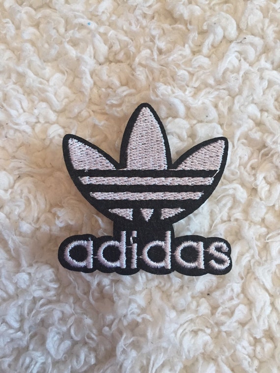 Adidas iron on sew on embroidered patch / logo by ClothingPalette