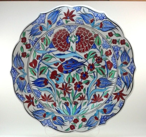 Wall plate Wall decoration Decorative plate by HAYALCERAMICS