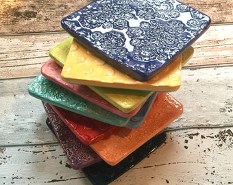 Ceramic Coasters - Set of 4