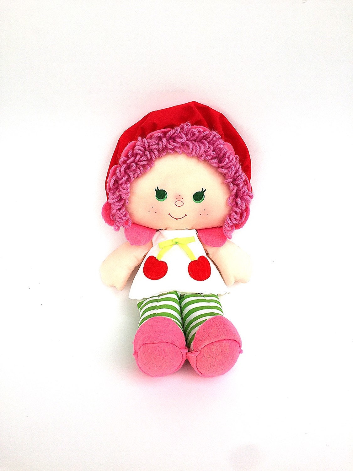 Cherry Cuddler Rag Doll Vintage Cherry Cuddler Cloth Doll