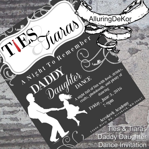 Father Daughter Dance Invitations 6