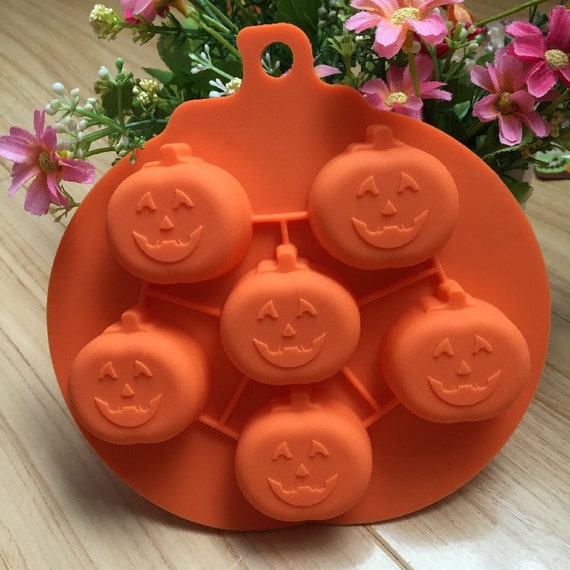 Halloween Pumpkin Cake Mold Soap Mold Silicone Mold by moldselling
