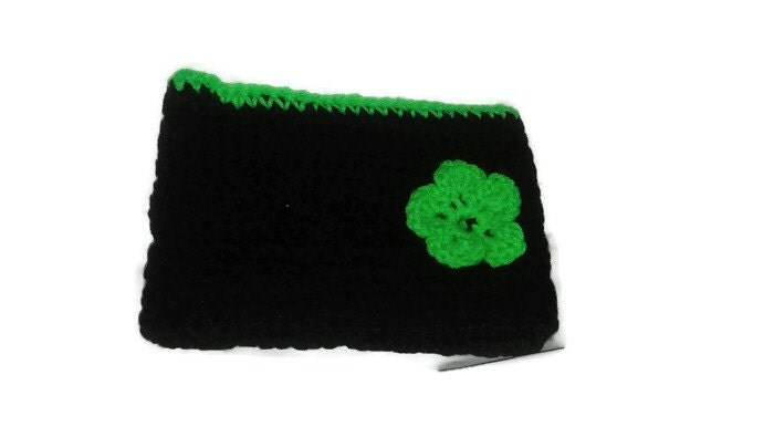 Top Handle Black and Green Purse Evening Purse Child's