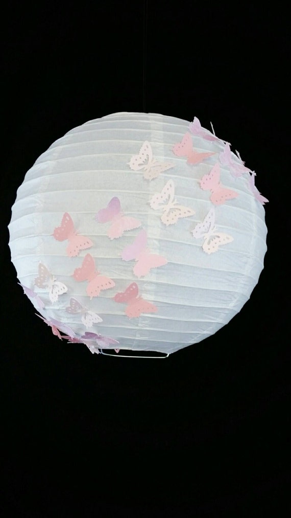 Items similar to 10in. Hanging Butterfly lantern, paper lantern, party decoration, butterfly