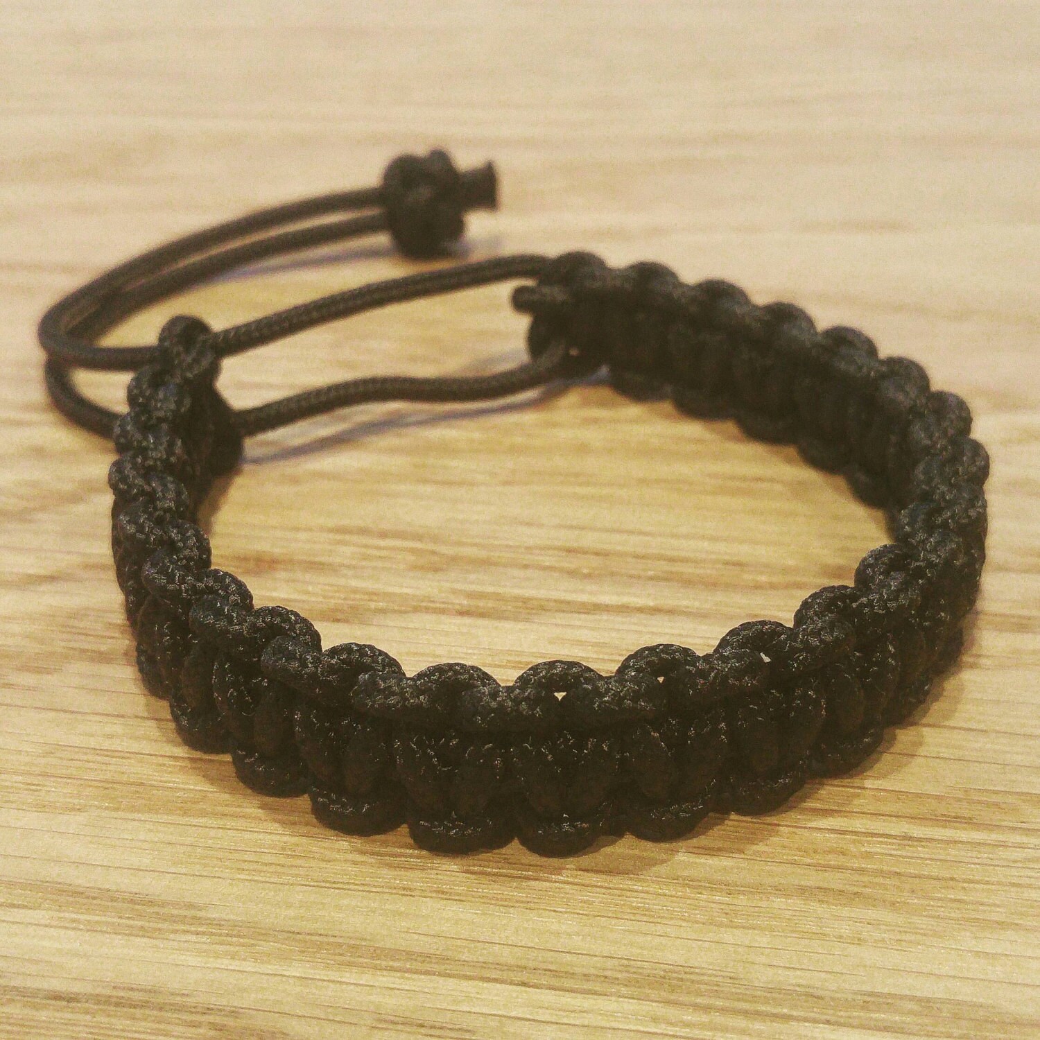 Micro Cord Paracord Survival Bracelet Adjustable Cobra Weave