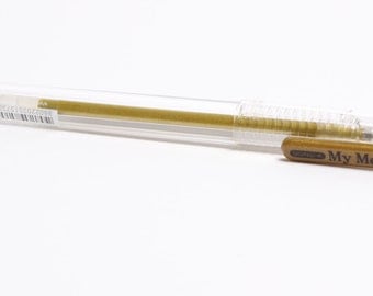 Metallic Gold Rollerball Gel Pen for Photo Booth Custom Scrapbook Pages Memory Book Wedding Guest Book