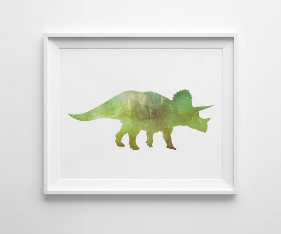 Printable Dinosaur Wall Art | triceratops wall art printable dinosaur watercolor dinosaur Printable Dinosaur Wall Art | triceratops wall art printable dinosaur watercolor dinosaur