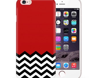 Phone Case Cover Fits For iPhone 5 5s SE 6 6s 6 plus 6s plus 7 7 plus TULLUN Designs Red Black & White Welcome To Twin Peaks Pattern