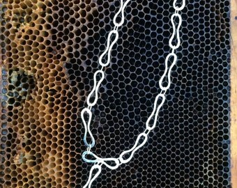 Drop Center Medallion Chain Necklace No.01