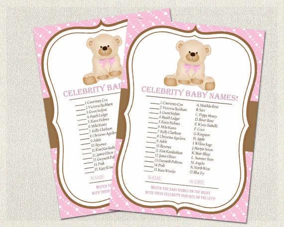 pink teddy bear names