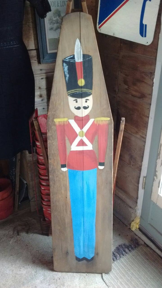 Items similar to Sale!Vintageantiqueironingboardhandpaintedtin