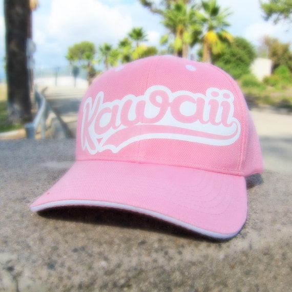Kawaii Hat Baseball Cap in pink for anime and otaku by SenpaiGear