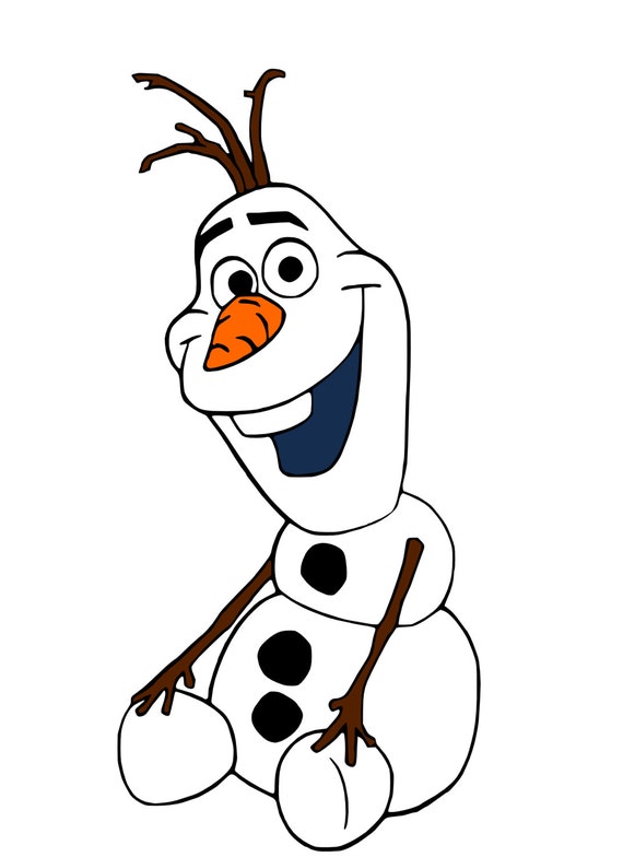 Olaf Sitting SVG Instant Download by SweetRaegans on Etsy