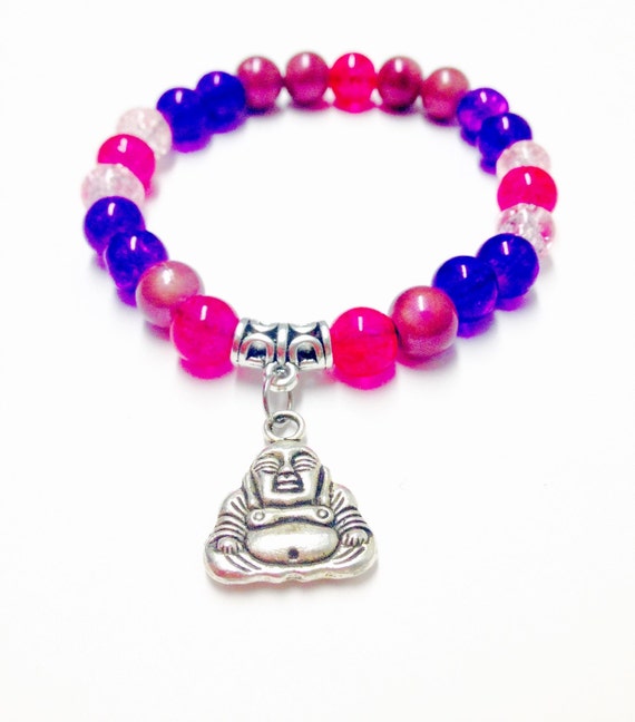 Womens Buddha Bracelet Buddha Bracelet Beaded by OurUniverseShop