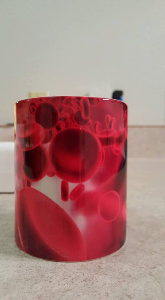 Red Blood Cell coffee mug Medical laboratory science gifts