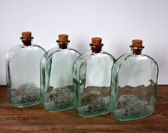 20% DISCOUNT Perfume fioles, glass perfume bottle, old bottles flacon d’Eau de Cologne, soliflore