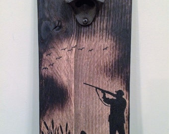 Duck Hunter (Bottle Opener) / Pallet Art