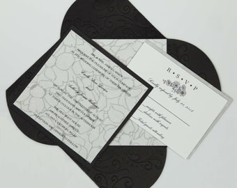 Simple Yet Elegant Wedding Invitation Suite (SAMPLE CARD)