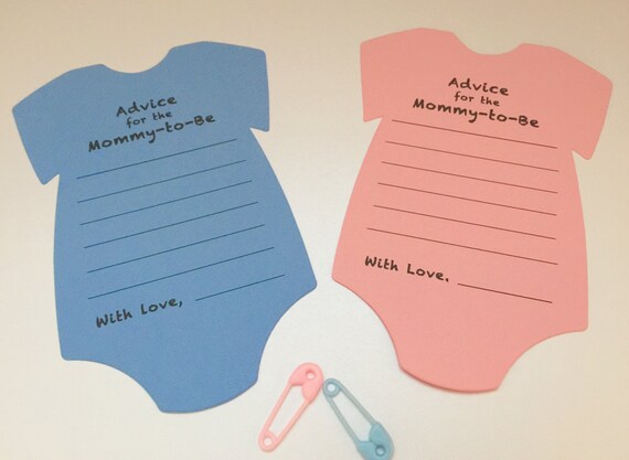 mommy-to-be-advice-cards-baby-onesie-cards-blue-or-pink-baby