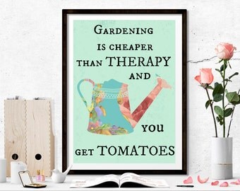 Gardening quotes | Etsy