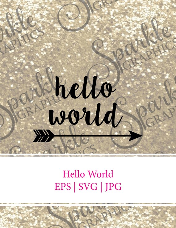 Download Hello World SVG Baby SVG New Here svg File by ...