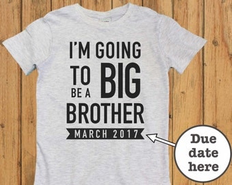 i am going to be a big brothers shirt, big brother announcement shirt, big brother, big brother t shirt, baby shower gift. big brother gift
