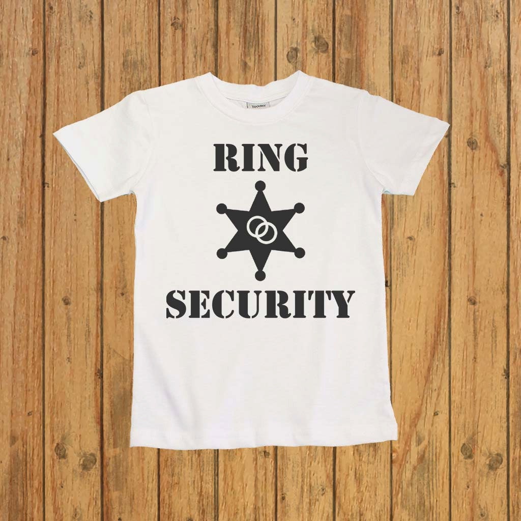 Boys ring bearer shirt toddler wedding party shirt ring