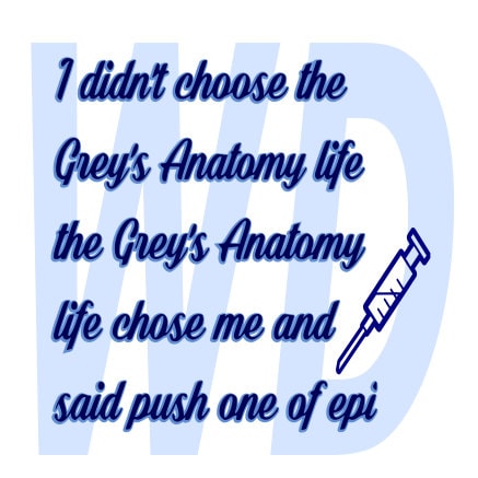 Download Grey's Anatomy digital download SVG EPS DXF by Walkerdesigns6