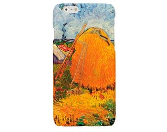 Van Gogh iPhone 6 6s 7 case Impressionism iPhone 6 Plus haystacks iPhone 5 5S cover iPhone SE iPhone 4 4S Samsung S7 Galaxy S4 S5 S6 case