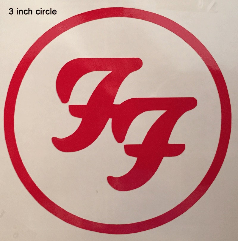 Foo Fighters logo symbol vinyl decal/sticker cutout diecut