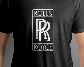 rolls royce logo t shirt