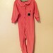 RARE Pink Vintage Paddington Bear romper sleeper 12-18 months boy or girl 80's Healthtex Tiny Tots