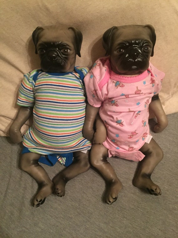 pug reborn doll