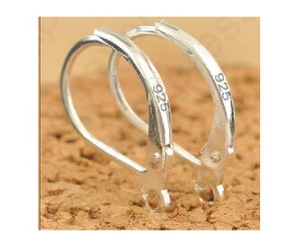Dew Orecchini A Cerchio A Cuore In Argento Sterling 925 – Modello Heart Puff Sleeper, Regalo In Confezione Originale, Per Donne
