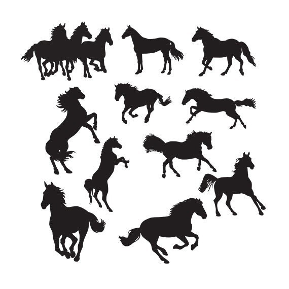 Download Horse svg- horse silhouette svg Cutting Template SVG EPS ...