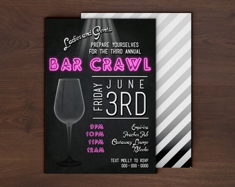 Pub Crawl Invitation 7