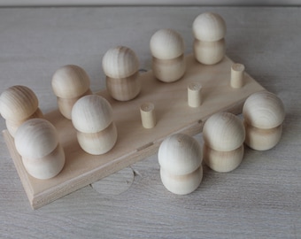 Montessori toy - wooden shape toy