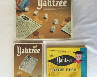 unique yahtzee score card related items etsy