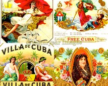 popular items for vintage cigar labels on etsy