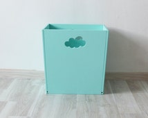 turquoise toy box