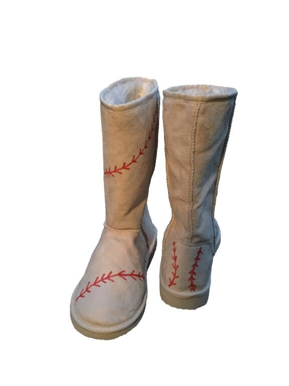 mens leather baseball boots